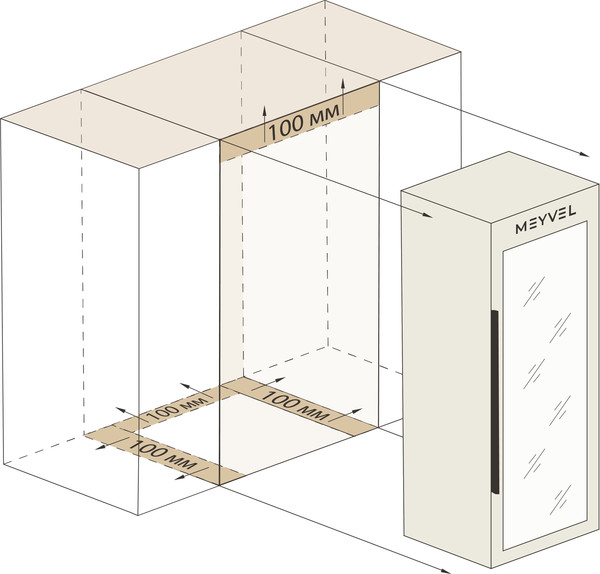 Винный шкаф Meyvel MV53-KBF2