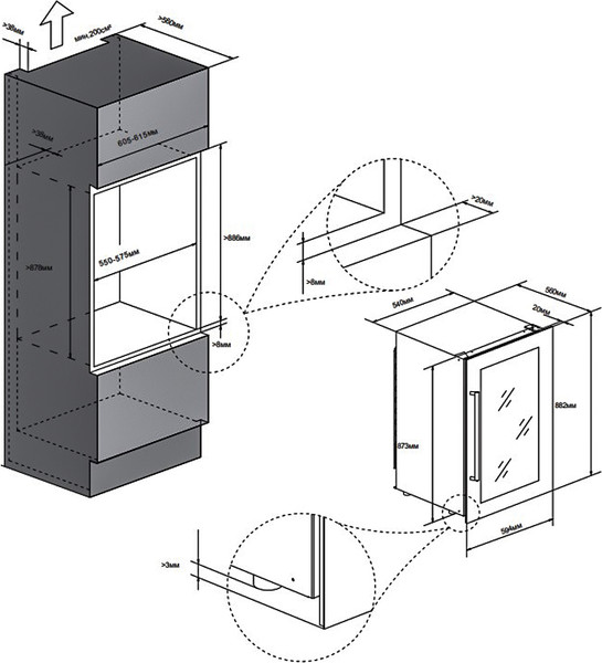 Винный шкаф Meyvel MV42-KBB2