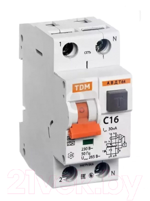 Дифференциальный автомат TDM SQ0205-0004 - фото