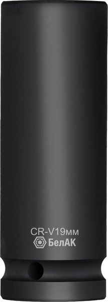 Головка слесарная БелАК Ударная удлиненная 19 мм, 1/2