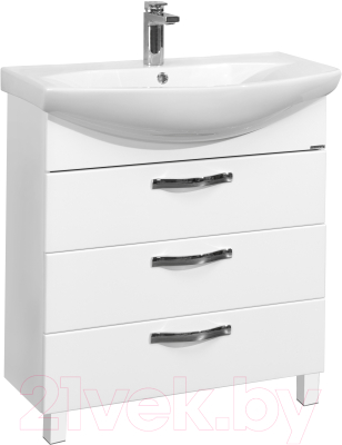 Тумба под умывальник Акватон Ария 80 Н (1A141301AA010) - фото