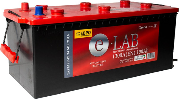 Автомобильный аккумулятор E-Lab 190 Ah (3) 1 300A D5 6CT-190 / 190 111 K11 E - фото