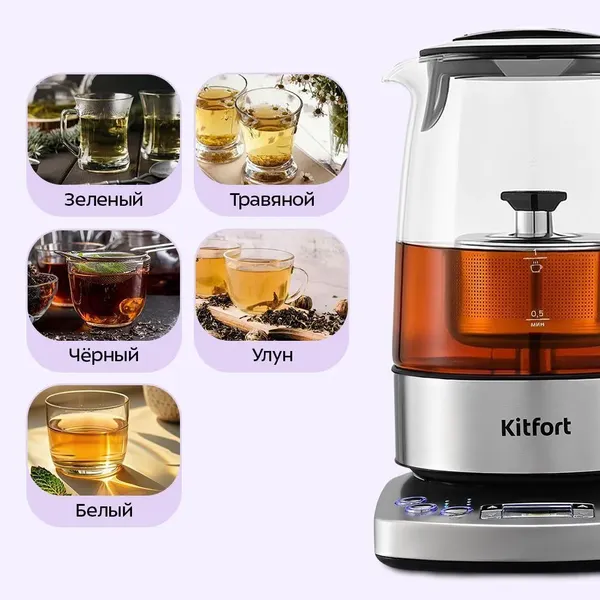 Электрочайник Kitfort КТ-8717