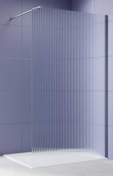 Душевая стенка Aquatek Walk in с держателем 120x200 / AQ.WI.120.2GM - фото