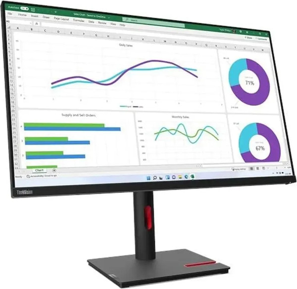 Монитор Lenovo ThinkVision T32h-30 (63D3GAT1UK)