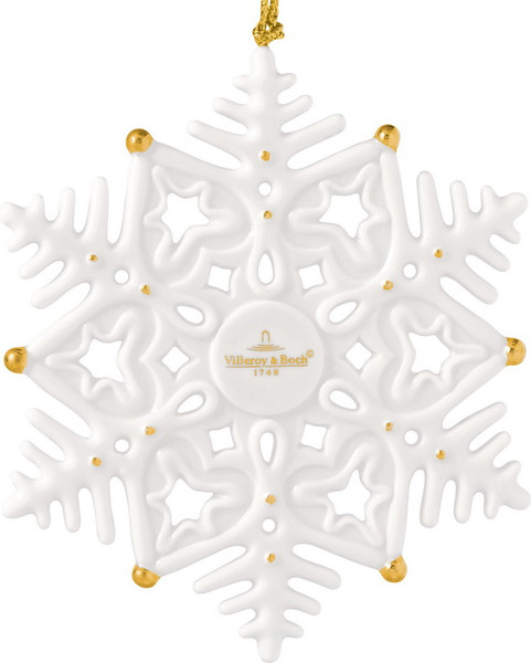 Елочная игрушка Villeroy & Boch Снежинка Christmas Classics / 14-8675-4354