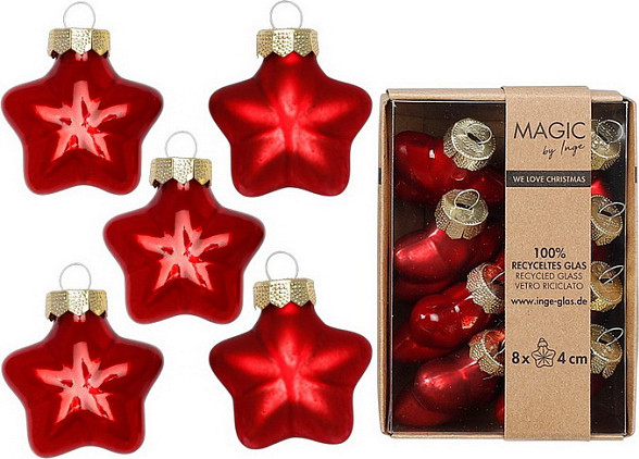 Набор елочных игрушек Inge's Christmas Graceful Glamour Звезды