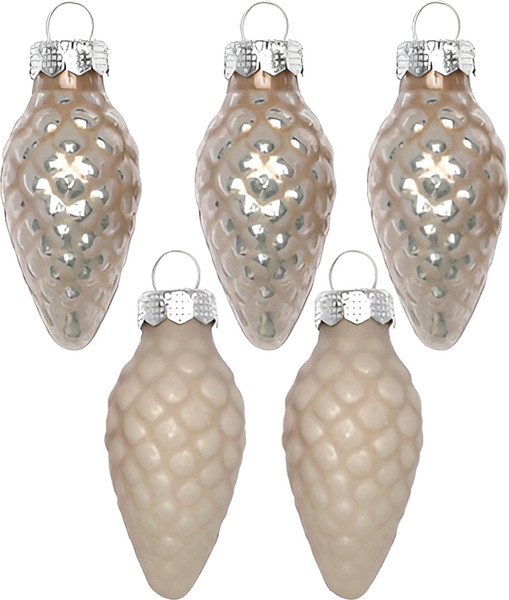 Набор елочных игрушек Inge's Christmas Cozy Home Шишки / 16406P045 - фото