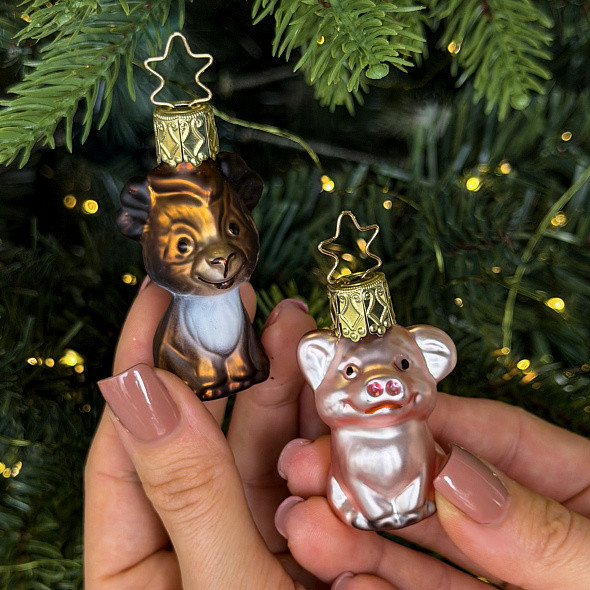 Елочная игрушка Inge's Christmas Miniatures Северный олень Руперт / 10060S022