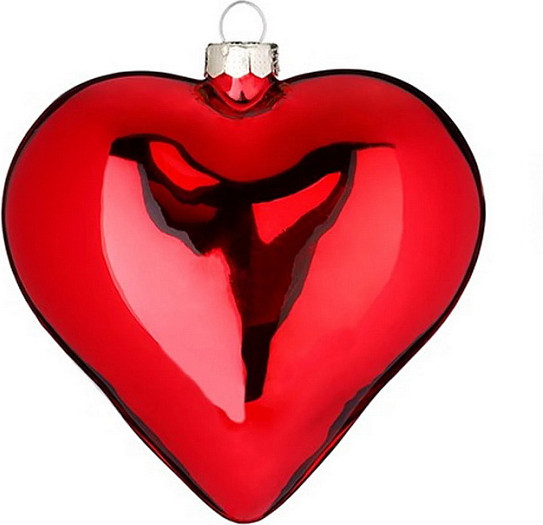 Елочная игрушка Inge's Christmas Christmas Classics Сердце / 12002H008_1 - фото