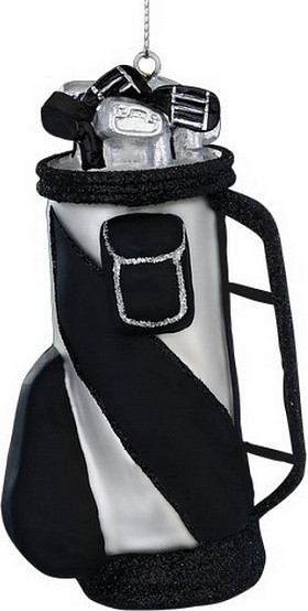 Елочная игрушка Inge's Christmas Figural Glass Ornaments Сумка для гольфа / 65007H120 - фото