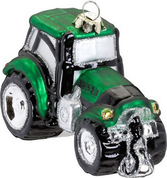 Елочная игрушка Inge's Christmas Figural Glass Ornaments Трактор / 64313H600 - фото
