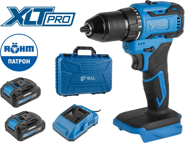 Профессиональная дрель-шуруповерт Bull SR 1804 R-series / 2329056