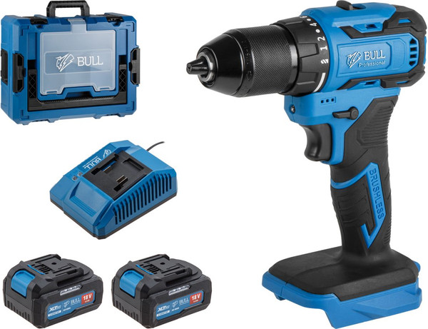 Профессиональная дрель-шуруповерт Bull SR 1804 R-series Xcase / 2329057 - фото