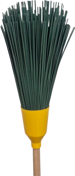Метла универсальная Вира Круглая пятикольцевая на черенке 1 сорта - фото