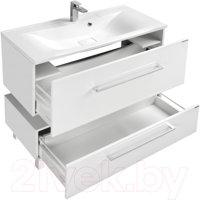 Тумба под умывальник Акватон Мадрид 100 М (1A126901MA010)