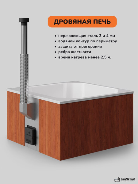 Купель SCANDINAF Thermal 200RW