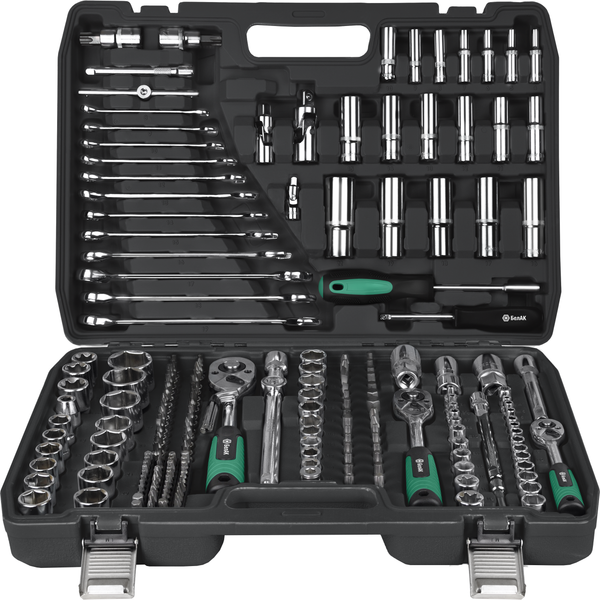 Универсальный набор инструментов БелАК Хром БАК07074 (216 предметов) - фото