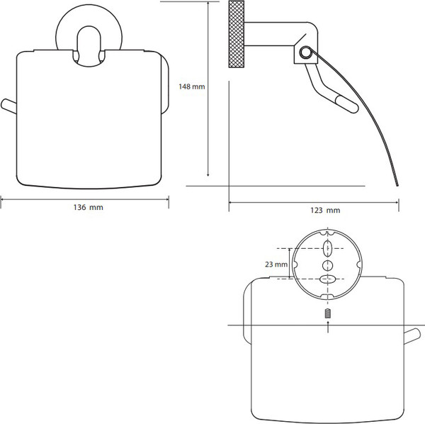 Держатель для туалетной бумаги Bemeta 166212012