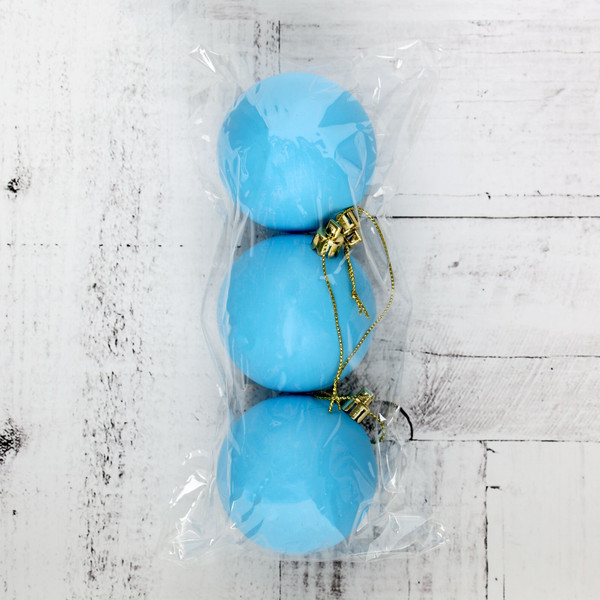 Набор шаров новогодних Зимнее волшебство Матовый / 4298871