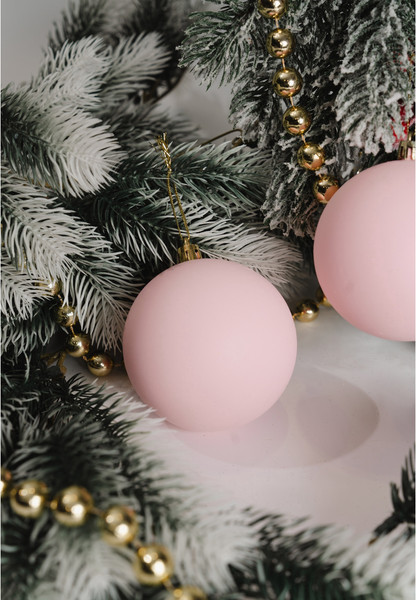 Набор шаров новогодних Зимнее волшебство Матовый / 4298875