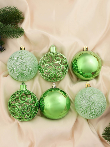 Набор шаров новогодних Зимнее волшебство Эстер снежинки / 9510513