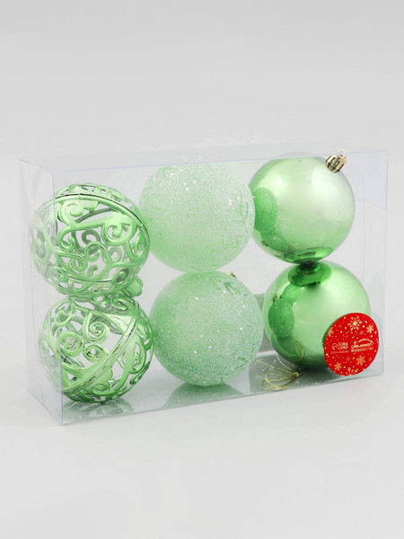 Набор шаров новогодних Зимнее волшебство Эстер снежинки / 9510513