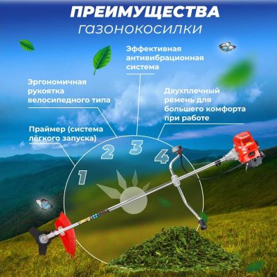 Триммер бензиновый Eco GTP-185N