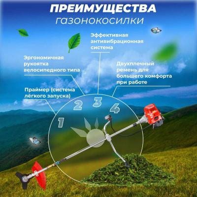 Триммер бензиновый Eco GTP-145N