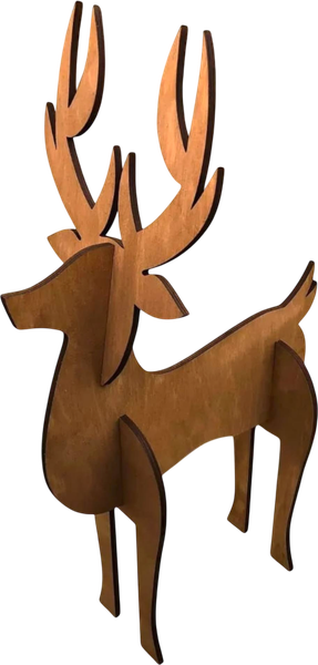 Фигура новогодняя ОМурМебель Олень 48см - фото