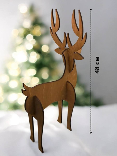 Фигура новогодняя ОМурМебель Олень 48см