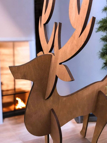 Фигура новогодняя ОМурМебель Олень 48см