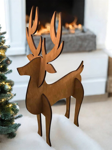 Фигура новогодняя ОМурМебель Олень 48см