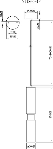 Потолочный светильник Moderli Telma / V11860-1P