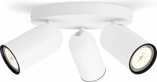 Люстра Philips Pongee Plate/Spiral White 3xNW 230V / 915005531101 - фото