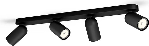 Спот Philips Pongee Bar/Tube Black 4xNW 230V / 915005531601 - фото