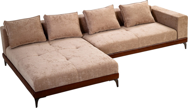 Диван угловой Mio Tesoro Римини Ри-4УСнр-1ПД