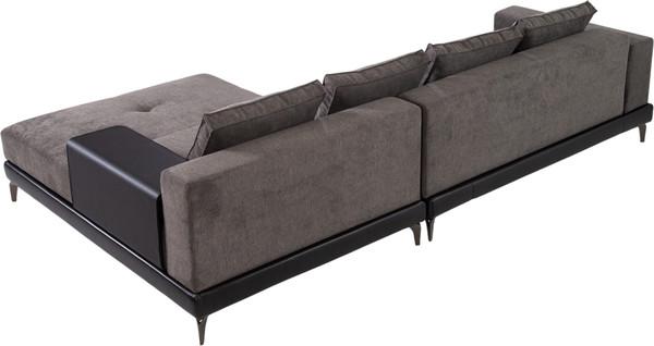 Диван угловой Mio Tesoro Римини Ри-4УСнр-1ПД СтМ