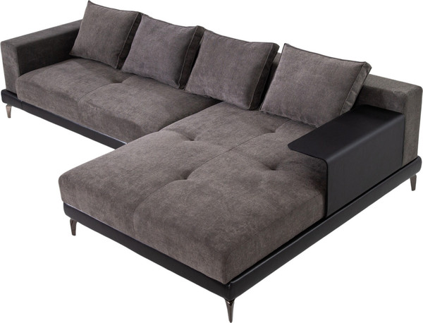 Диван угловой Mio Tesoro Римини Ри-4УСнр-1ПД СтМ