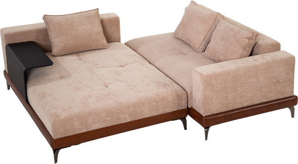 Диван угловой Mio Tesoro Римини Ри-4УСнр-1ПД+СтМ