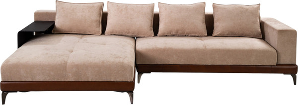 Диван угловой Mio Tesoro Римини Ри-4УСнр-1ПД+СтМ