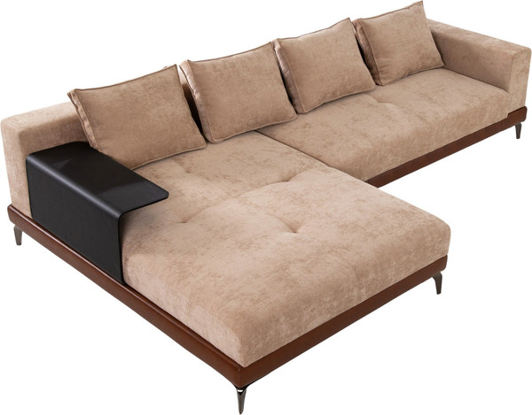 Диван угловой Mio Tesoro Римини Ри-4УСнр-1ПД+СтМ