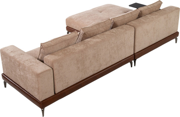 Диван угловой Mio Tesoro Римини Ри-4УСнр-1ПД+СтМ