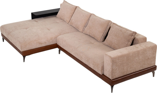 Диван угловой Mio Tesoro Римини Ри-4УСнр-1ПД+СтМ