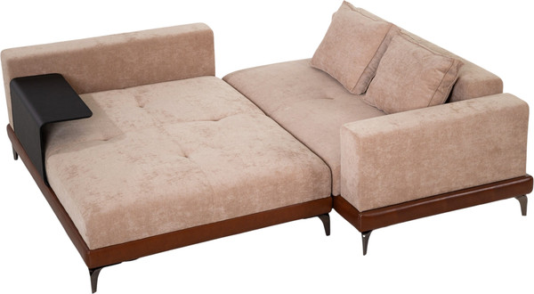 Диван угловой Mio Tesoro Римини Ри-4УСнр-1ПД+СтМ