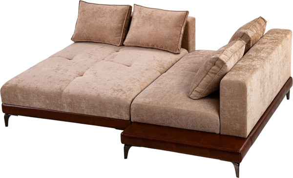 Диван угловой Mio Tesoro Римини Ри-4УСнр-Пм 