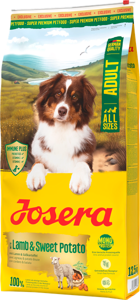 Сухой корм для собак Josera Adult with Lamb&Sweet Potato - фото