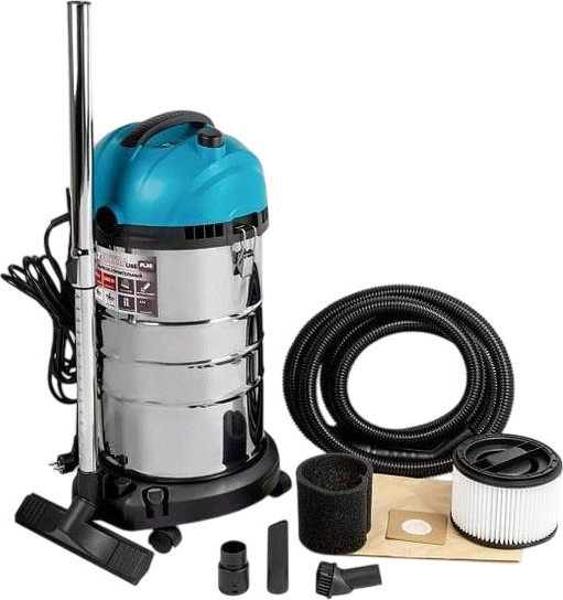 Профессиональный пылесос DLT PL30 Extraline с полуавтоматической очисткой фильтра - фото