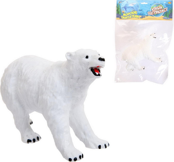Фигурка игровая Abtoys Медведь белый / PT-01711