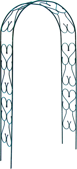 Арка садовая Клевер С Узорная широкая 2.5x0.38x1.2м - фото